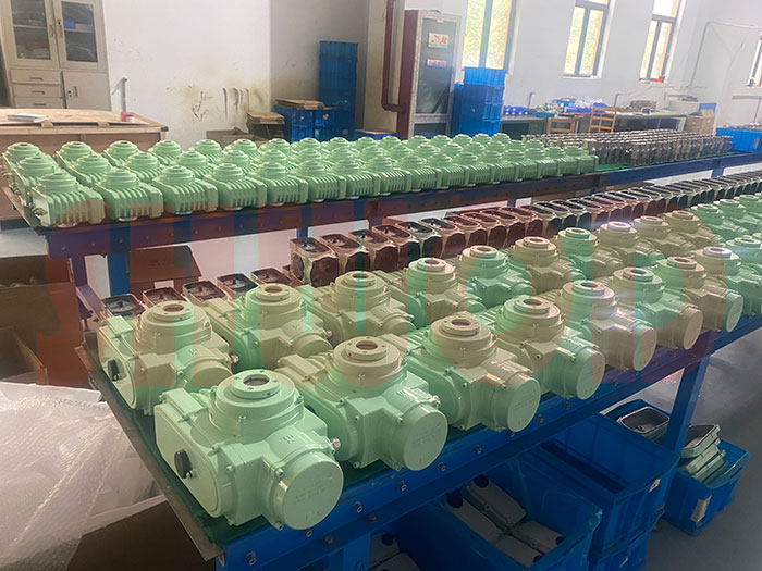SQ精小型蜜桃福利导航執行器出廠前檢驗